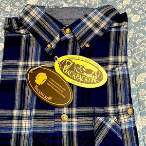 Mens Long Sleeve Plaid Flannel Shirt. Brand new with tags.